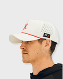 Redline Performance Hat | White
