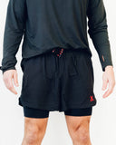 Apex Performance Shorts With Liner | Black
