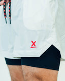 Apex Performance Shorts With Liner | White