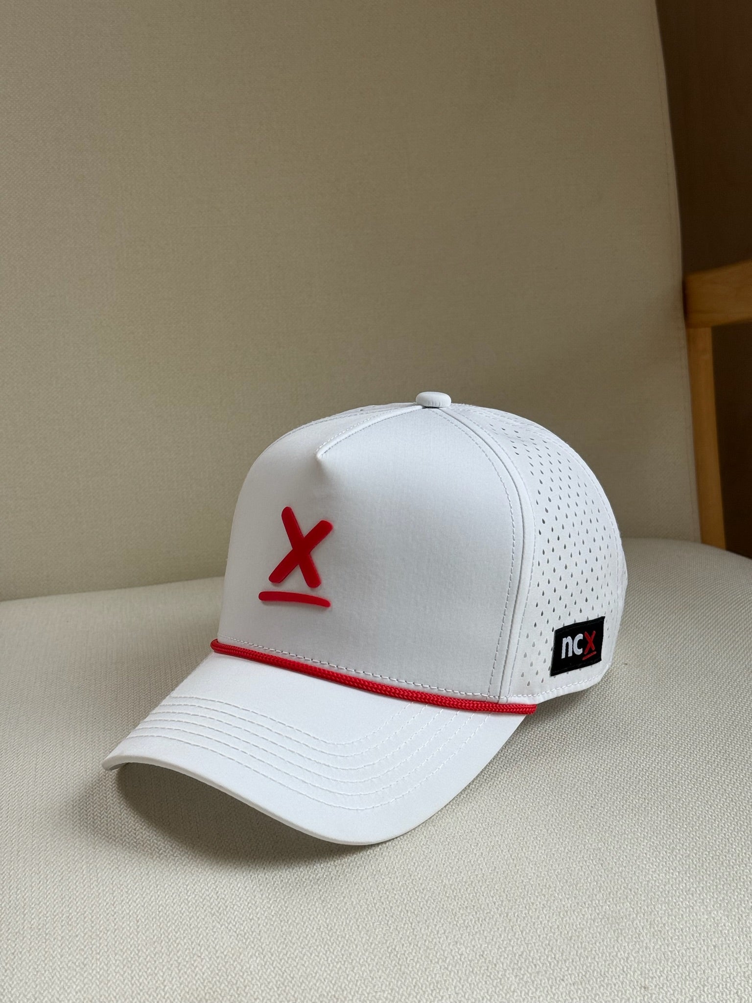 Redline Performance Hat | White