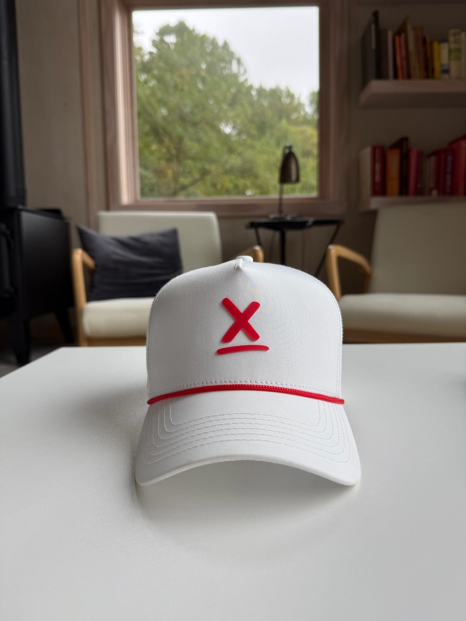 Redline Performance Hat | White