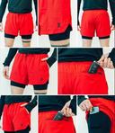 Apex Performance Shorts With Liner | Red