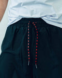 Black Apex lined running shorts front by Nightclubs Suck