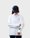 White Flow lightweight running hoodie by Nightclubs Suck