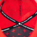 Red Redline running hat rope detail and high crown by Nightclubs Suck