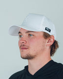 White on white Redline hat rope detail and high crown by Nightclubs Suck