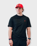 Black Threshold performance training tee by Nightclubs Suck